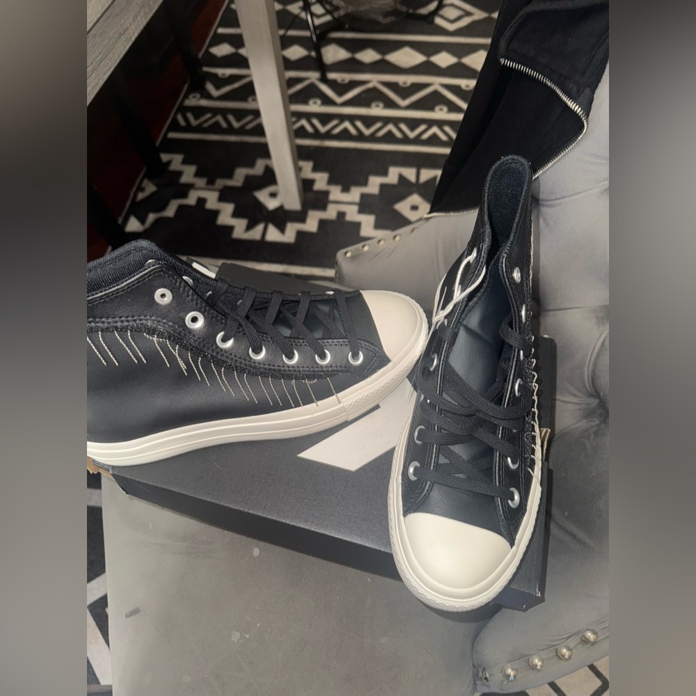Converse All Star High Tops in Black and White